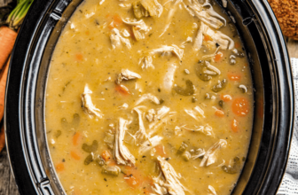 Sluggish Cooker Turkey Soup