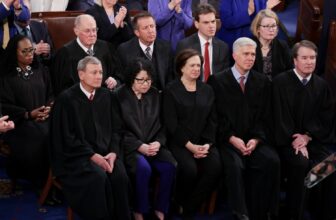 Supreme Courtroom to Decide Whether or not Trump V...