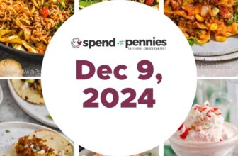 Weekly Meal Plan Dec 9, 2024