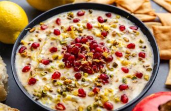 Pomegranate Pistachio Whipped Feta – The Kee...