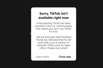 TikTok is now not out there within the US