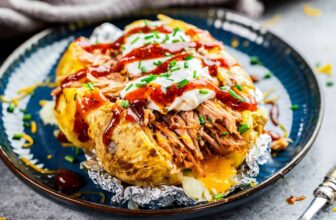 Pulled Pork Loaded Potato – The Keep At Dwel...