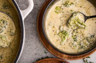 Straightforward Broccoli Cheddar Soup – The ...