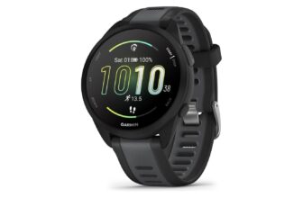 Garmin Forerunner 165 Smartwatch Is Again to Black...