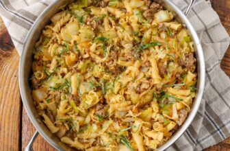 Cabbage Sausage Pasta – Barefeet within the ...