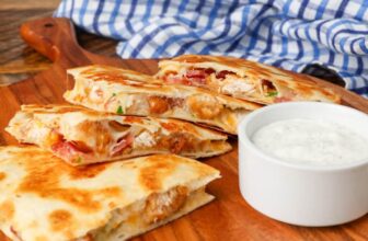 Hen Bacon Ranch Quesadilla – Barefeet within...