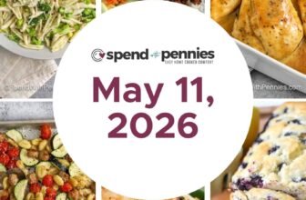 Weekly Meal Plan Could 11, 2026